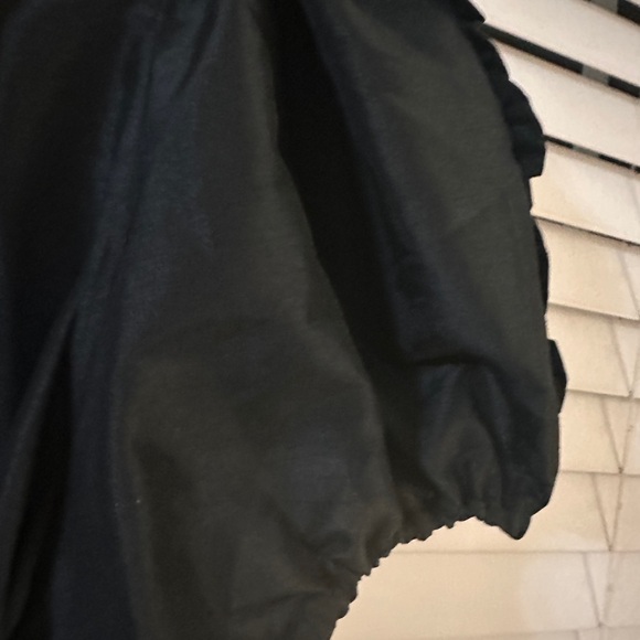 Kika Vargas Black Puff Sleeve Midi Dress - Picture 7 of 7